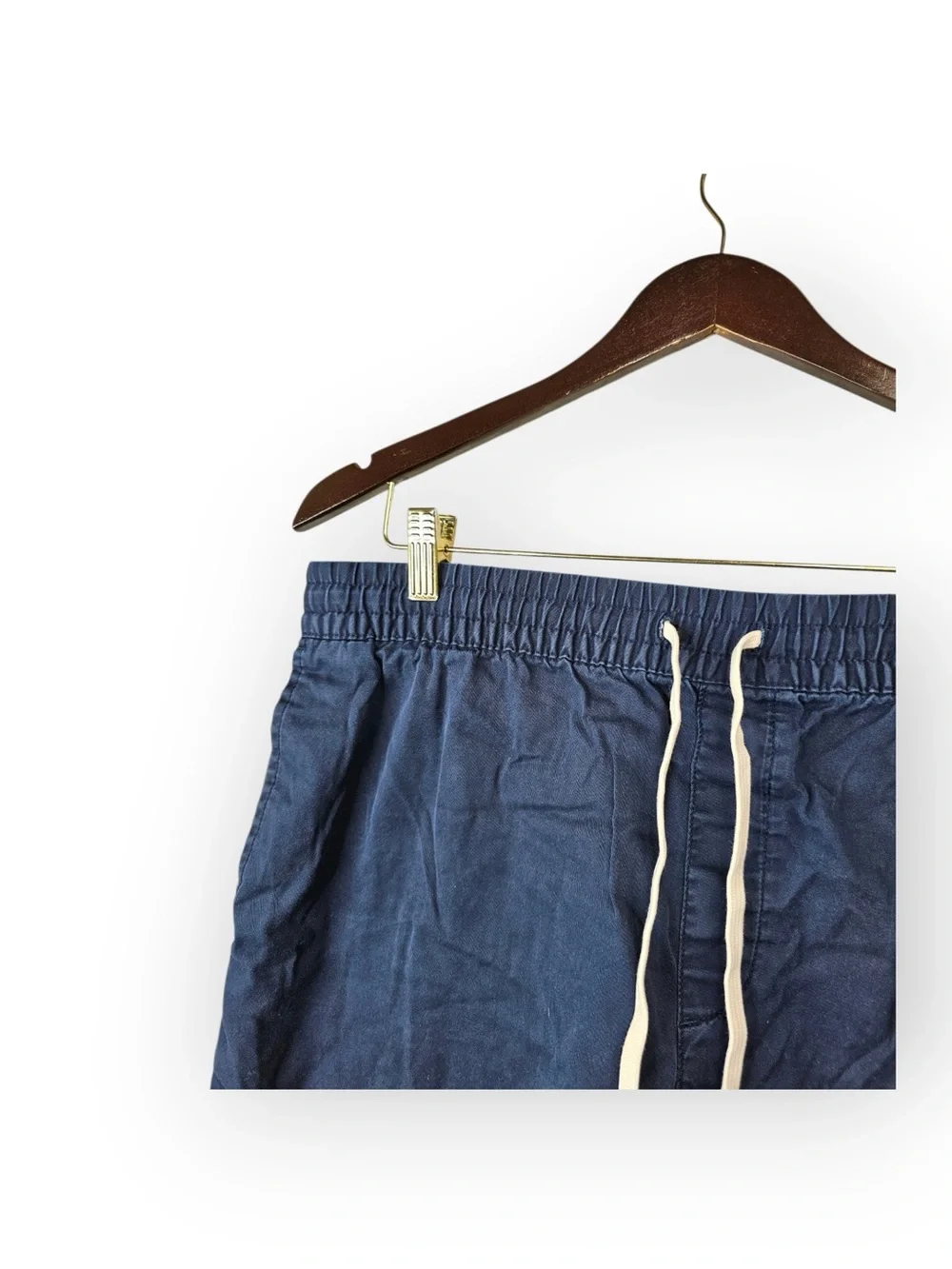 Banana Republic Men's Navy Blue Easy Short Elastic Waist Drawstring Size Large